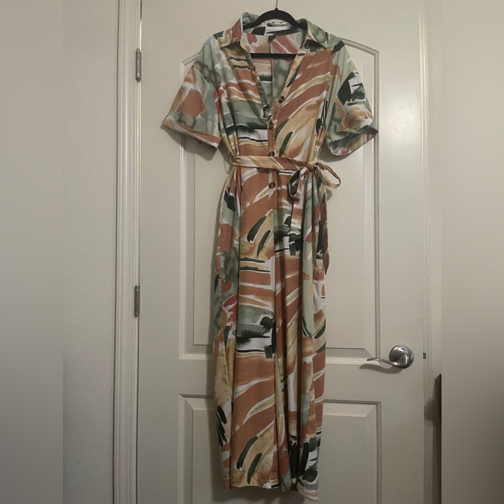 Abstract Print Jumpsuit 💚